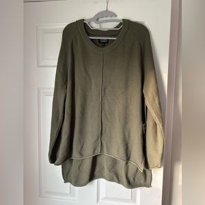 green knit shirt-very loose and comfortable-never worn